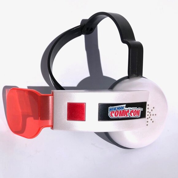 New York Comic Con Scouter headset with orange lens working sound effect cosplay - Picture 2 of 5